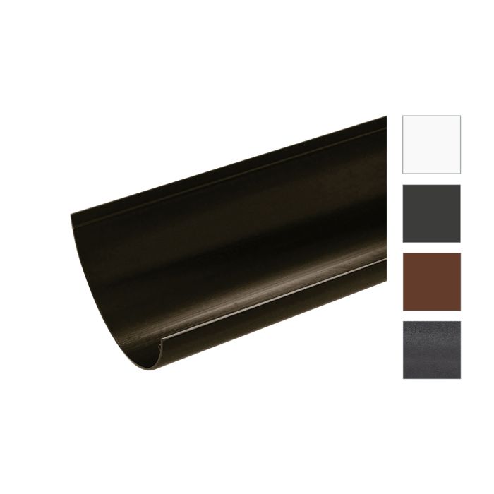 HALF ROUND PLASTIC GUTTER